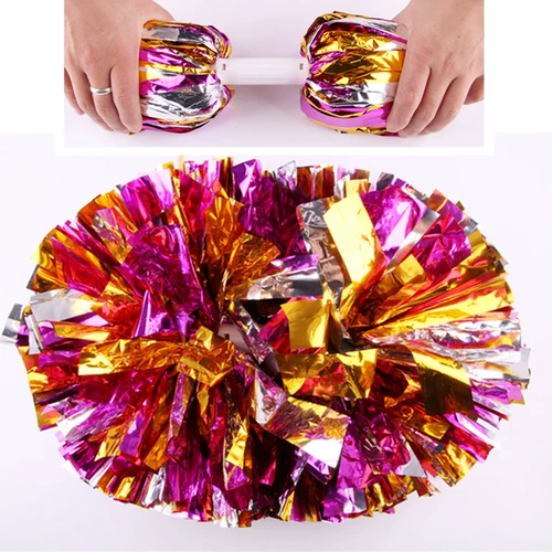 Большой ла -ла -цветок с двойным шар -головным ручком цветочный шарик танцпол цвет