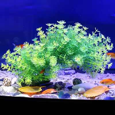 Fish tank aquatic grass decoration landscaping simulation aquatic plants plastic aquatic plants fake flowers aquarium ornaments freely curved aquatic plants