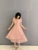 Spot Xue Ge Suo chính hãng mùa hè 2020 váy ngắn tay ren hồng tinh tế XG204004B193 - Sản phẩm HOT
