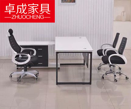 Office Furniture Guangzhou President's Desk Boss Desk Boss Desk Manager Supervisor Desk Simple Fashion Executive Desk