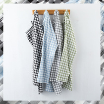 Sleeping Pants Mens Summer Pure Cotton Sun Series Plaid Loose Casual Big Code Tether Pants Trousers Can Outwear Home Pants Spring Autumn