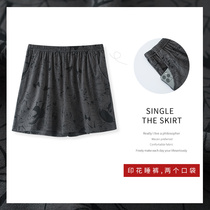 Sleeping pants female summer pure cotton shorts cartoon Cartoon Thin loose long pants big code Summer All cotton Home pants can be worn outside