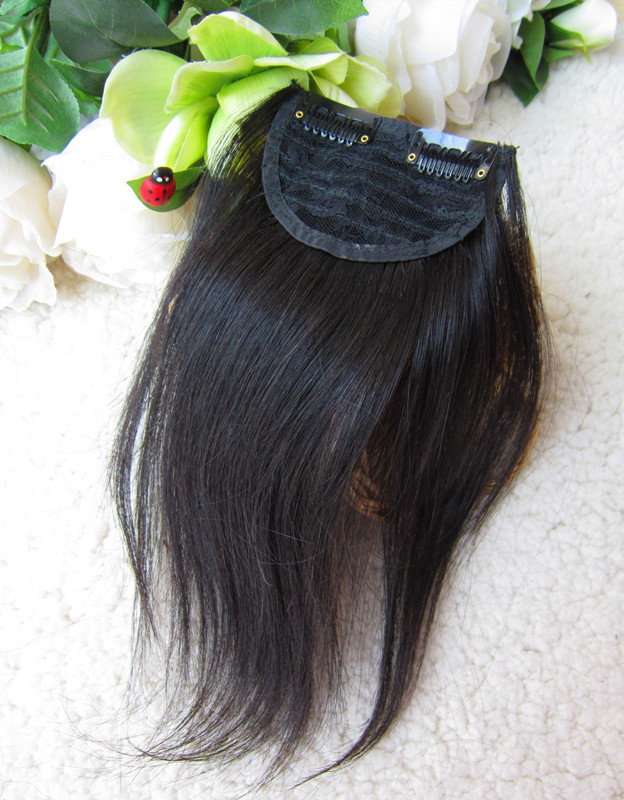 Real hair replenishment on both sides of the hair add invisible indentation wig pad high fluffy ~ 1 piece