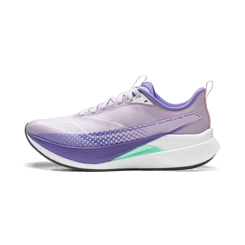 Lining Red Rabbit 9 Pro Lightweight Rebound Low-Top Running Shoes for Women, Cloud Purple Arpw002-6 Lining Red Rabbit 9 Pro Lightweight Rebound Low-Top Running Shoes for Women, Cloud Purple Arpw002-6