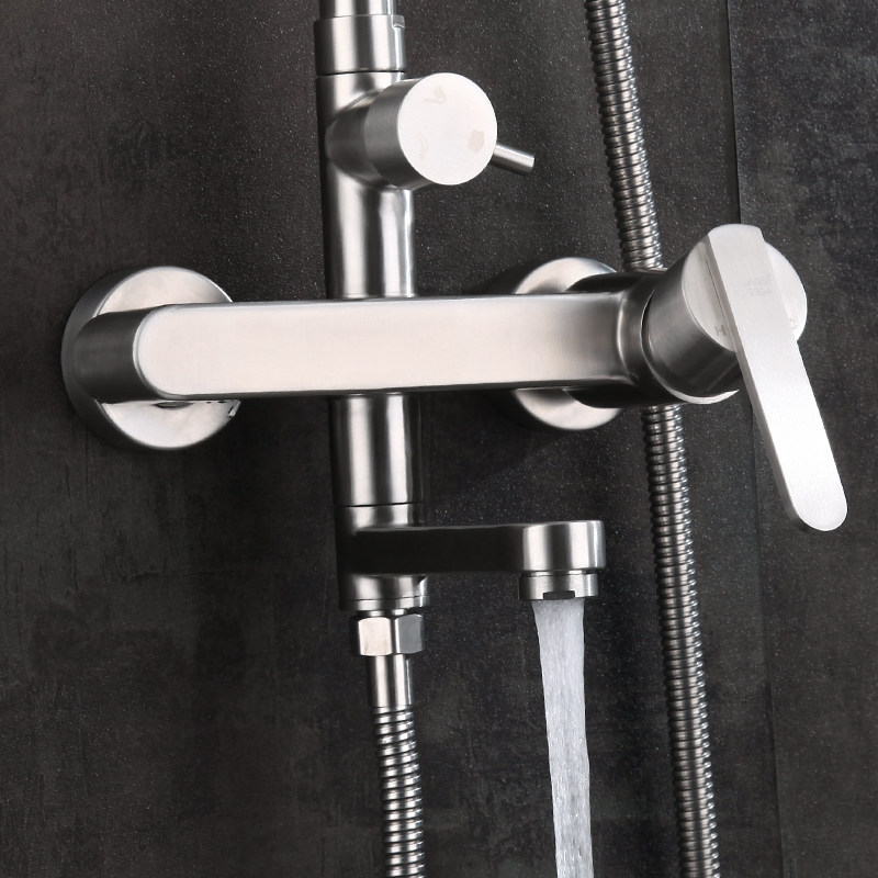 Смеситель для душа 出口德国包邮全sus304不锈钢大淋浴花洒套装水龙头浴器不含铅增压 OTHER