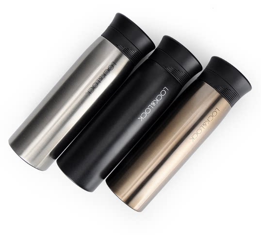 Lock &lock thermos cup LHC4122B 304 stainless steel (320ml) black