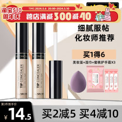 Dexian Concealer Spot Brightening Acne Marks 6.5g Liquid Foundation Dark Circle Pen The saem Liquid Highlighting Cream 04