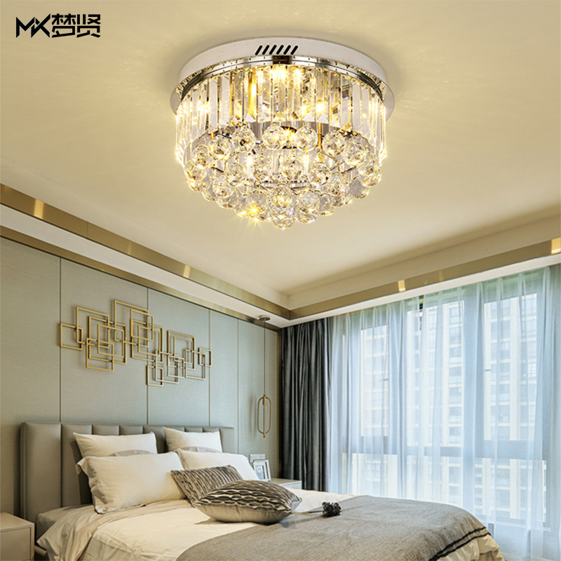 LED bedroom ceiling light round corridor corridor light entrance hall light simple modern dining room crystal room light