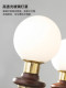 Medieval-Style Retro Chandelier, American-Style Living Room and Bedroom Magic Bean Lamp, Simple Bauhaus Master Bedroom, High-End French-Style Lighting Fixtures