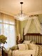 French-Style Living Room Retro Crystal Chandelier, Black Chandelier for Dining Room, Romantic Main Light for Hall, Light Luxury Bedroom Zhongshan Lighting Fixtures