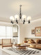 French Retro Chandelier, Simple Medieval Living Room, Solid Wood Bedroom, Bauhaus Magic Beans, American Master Bedroom, High-End Lamps