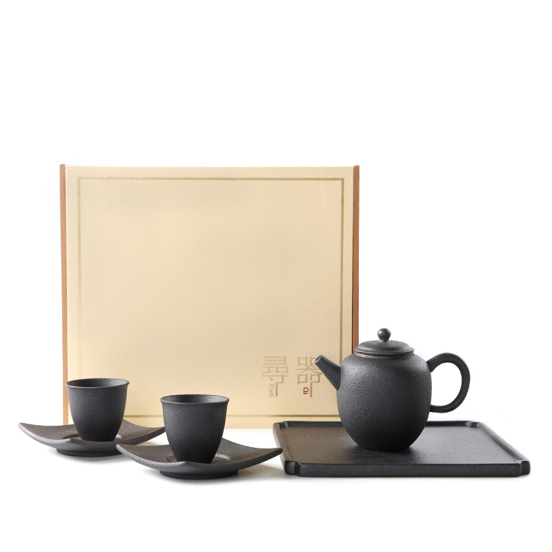 Small ceramic tea tray was kung fu tea set suit Japanese mini dry terms plate of a complete set of tea cups home contracted