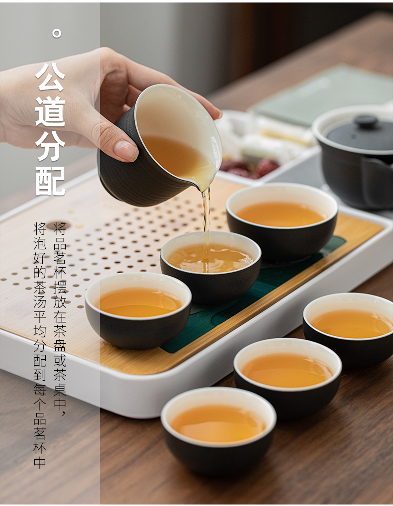 Japanese porcelain constant hall kung fu tea tea tray household water dried bamboo tray table little sitting room tea sea suits for