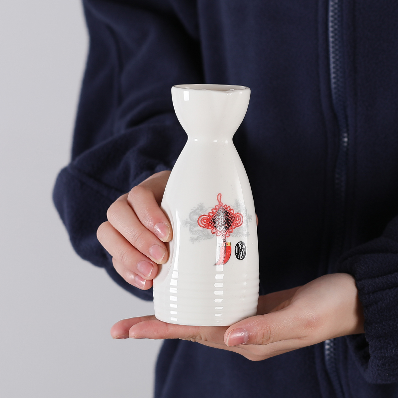 Ceramic porcelain constant hall Japanese - style wine wine wine cup suit liquor points hip flask small a small handleless wine cup wine home