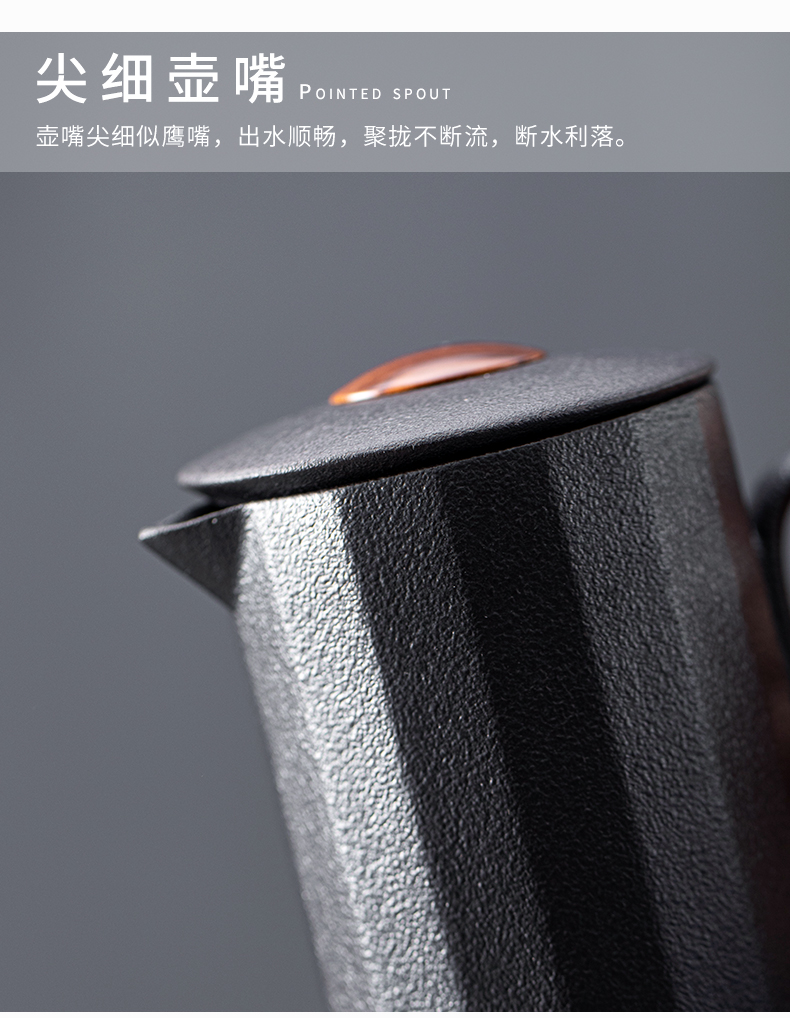 Porcelain hall to crack a pot of 2 cups of household contracted small portable package travel kung fu tea set ceramic teapot