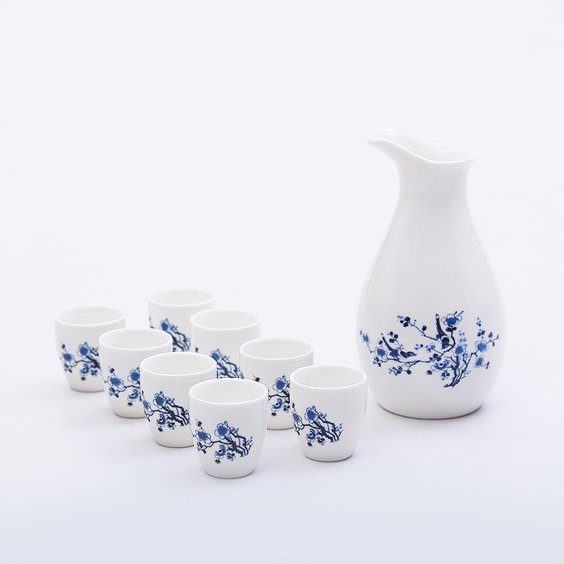Porcelain heng tong ceramic wine wine liquor cup of liquor cup small suit creative points a small handleless wine cup the qing wine gift boxes