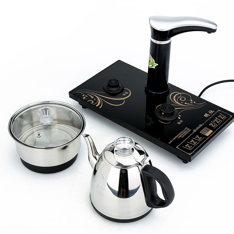 Porcelain heng tong automatic water electric tea stove four unity kung fu tea set tea sets tea kettle spare parts
