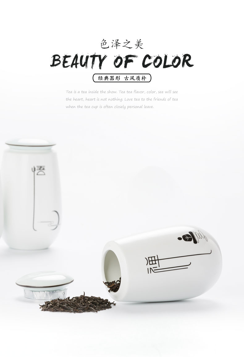Porcelain ceramic tea pot seal # constant tank storage tanks packing box pu 'er tea tea, green tea POTS