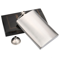 Mens Wine Jug Wine Jug Carry-on Pot portable 10 oz Stainless Steel Wine Pot (with small funnel) 148g