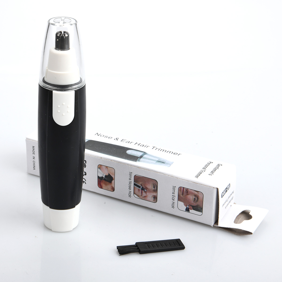 Nasal Hair Trimmer Electric Nasal Hair Instrumental for men's shaved nose hair cut black No spray paint nasal hair