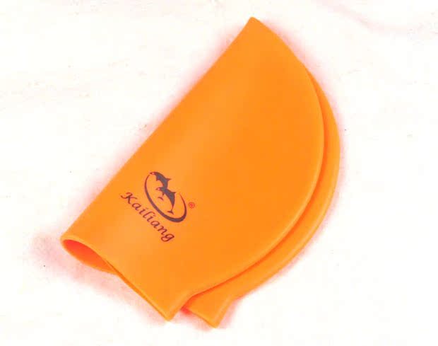 Cần thiết bơi lội Mũ bơi bằng silicone Mũ bơi không thấm nước và bền Mũ bơi nam và nữ 55g mũ bơi be	