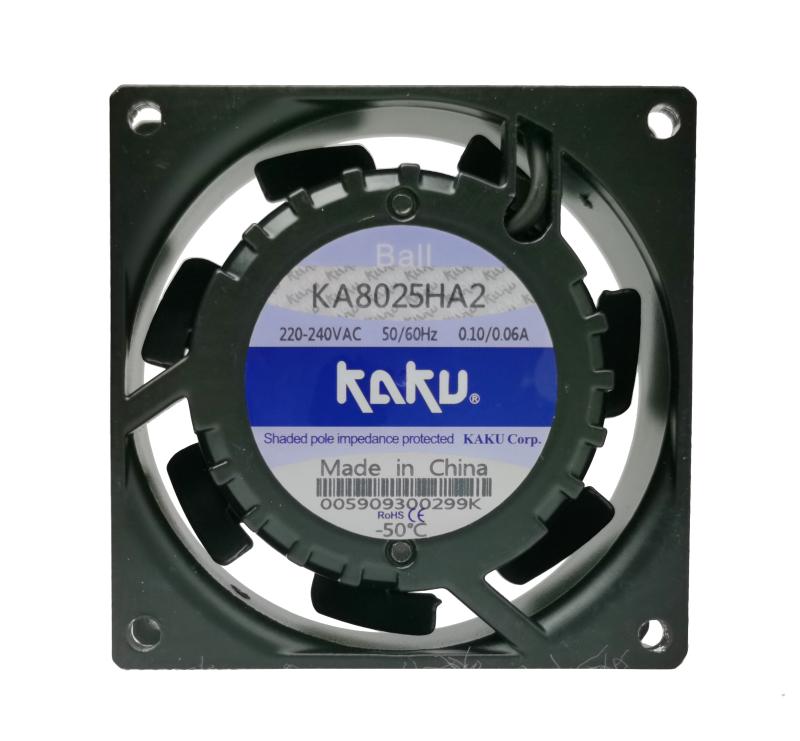 Direct sales Original dress Taiwan card solid KA8025HA2BMT 220V Double ball bearing heat dissipation fan IP55 waterproof