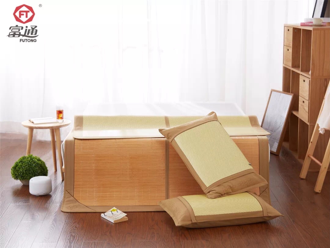 Fortis Mosquito Repellent Mat Boutique Bamboo Mat Three-piece Set Mat Double Single Household Double-sided Mat