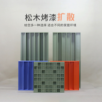 Solid wood pine paint acoustic diffusion board quadratic remainder diffuser recording studio video room roof acoustic board
