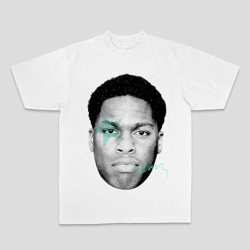 Daniel Caesar American Retro Short-Sleeve Vibe Style Digital Direct-Print T-Shirt