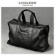 Lendaryer Travel Bag Men's Hand-Held First-Layer Cowhide Large-Capacity Lightweight Fitness Bag Short-Distance Business Trip Travel Bag