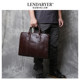 Lendaryer Briefcase Men's New Classy Genuine Leather First-Layer Cowhide Handbag Business Travel Computer Bag