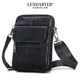 Lendaryer Single Shoulder Bag for Men, First-Layer Cowhide, Classy Business Casual Work Clothing Crossbody Bag, Retro Simple Backpack