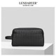 Lendaryer Clutch Bag Men's New Fashion Simple Handbag Double Zipper Casual Folder Bag Large Capacity Wallet