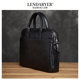 Lendaryer Briefcase Men's New High-End Retro Leather Handbag Business Casual Large-Capacity Shoulder Bag
