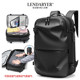 Lendaryer Business Backpack Men's High-End Business Trip Large-Capacity Travel Vacuum Compression Computer Backpack