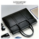 Lendaryer Briefcase Men's New Genuine Leather First-Layer Cowhide Large-Capacity Computer Bag Business Commuter Handbag
