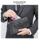 Lendaryer Clutch Bag Men's New Style Light Luxury Simple Genuine Leather Coin Purse Business Work Clothing Multi-Compartment Mobile Phone Bag