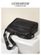 Lendaryer Shoulder Bag Men's Retro Simple Genuine Leather Business Travel Commuter Messenger Bag Multi-Compartment Crossbody Bag