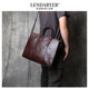 Lendaryer Briefcase Men's New Classy Genuine Leather First-Layer Cowhide Handbag Business Travel Computer Bag