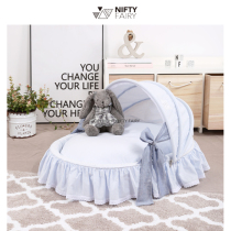  Minan NF pet cradle Four seasons detachable and washable kennel Cat litter dog bed Cute princess INS wind Teddy small dog