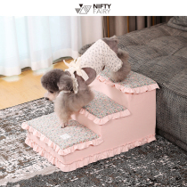  Minan NF pet stairs detachable and washable steps to bed ladder cute princess INS wind South Korea imported small dog