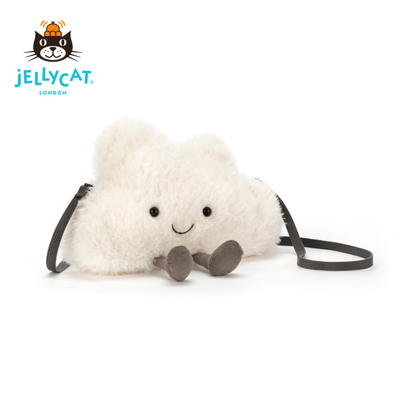 jELLYCAT British fun cloud bag soft plush messenger bag child bag cute small shoulder bag