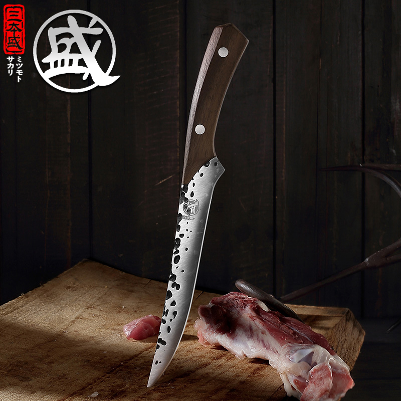 Japan Three Benson Bone Knife Forged with Segmented Knife Slaughter Knife Slaughter SPECIAL KNIFE KILL FISH KNIFE WITH KNIFE AND KNIFE WITH SMALL BENT KNIFE
