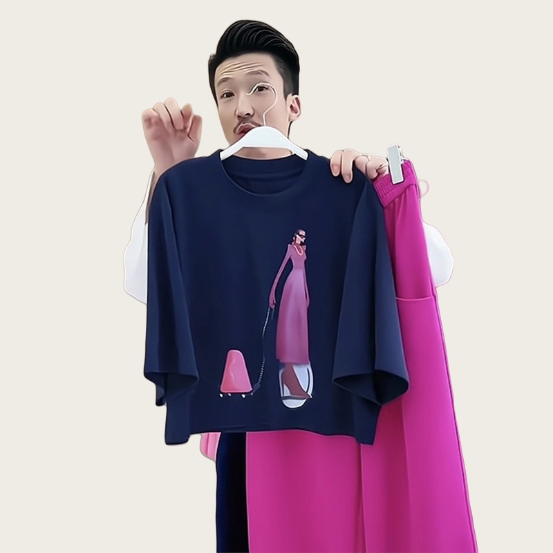 European Goods Boutique Design Korean Style Casual Fashion Printed Women's Short-Sleeved T-Shirt Loose Simple Short Top European Goods Boutique Design Korean Style Casual Fashion Printed Women's Short-Sleeved T-Shirt Loose Simple Short Top
