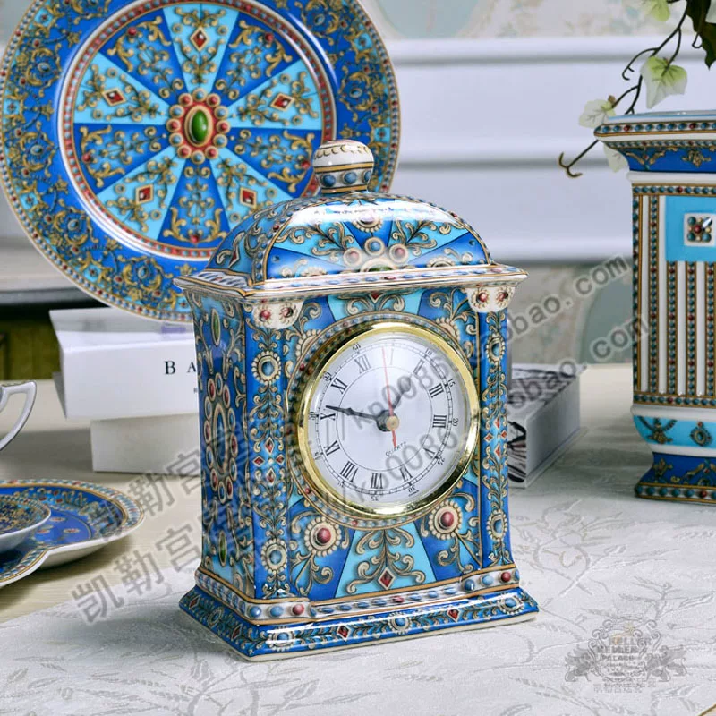 Under glaze coffee pot sugar can milk pot coffee cup plate tea tray pallet fruit plate vase clock