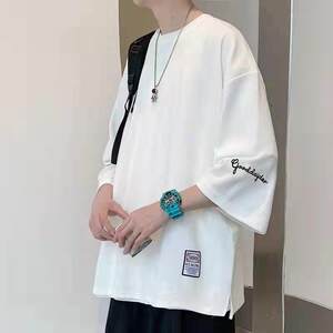 Men's Summer Short-Sleeve T-Shirt, Trendy Loose Fit, 2022 New Style, Base Layer Top
