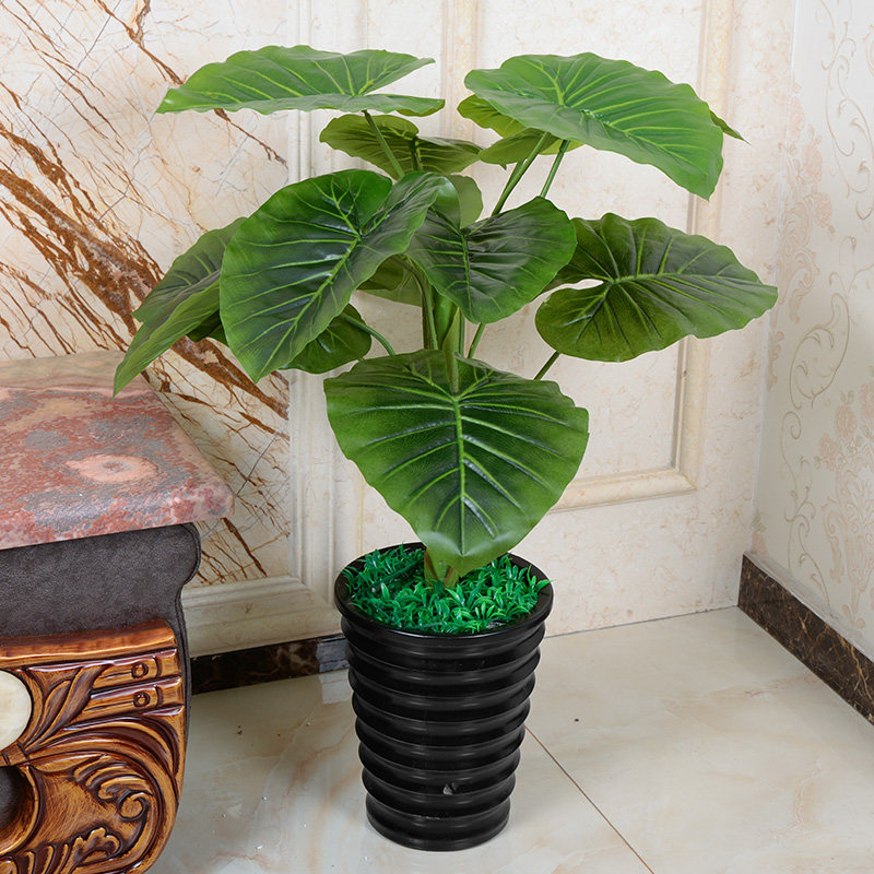 Fake Tree Drip Guanyin Simulation Plant Trees Green Planting Potted View Office Living Room Hotel Floor Decoration Flowers Room