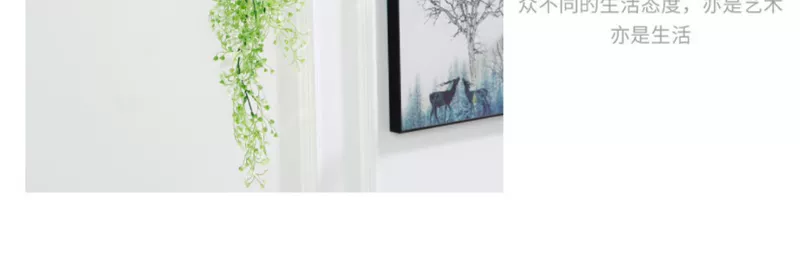 Cây mô phỏng tường trang trí tường lỗ che treo trang trí tường sáng tạo mô phỏng ba chiều mặt dây chuyền hoa phòng khách phòng hoa cây giả trang trí tiểu cảnh