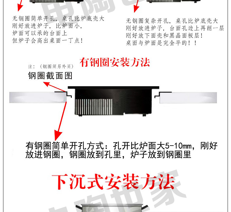 các loại bếp từ Nồi hơi chữa cháy thương mại cảm ứng 1200W nhúng dây điều khiển cảm ứng nồi hơi lửa tròn nhỏ - Bếp cảm ứng bếp từ 3 vùng nấu
