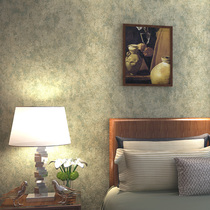 Retro French style nostalgia light golden wall paper non-woven fabric bedroom living room TV background wall clothing shop wallpaper extravaganza